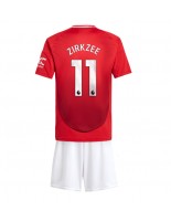 Manchester United Joshua Zirkzee #11 Kotipaita Lasten 2024-25 Lyhythihainen (+ shortsit)